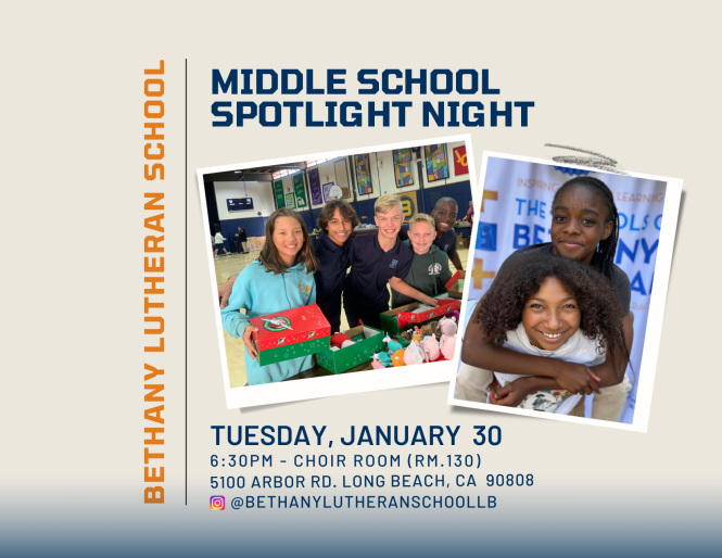 Middle School Spotlight Night
