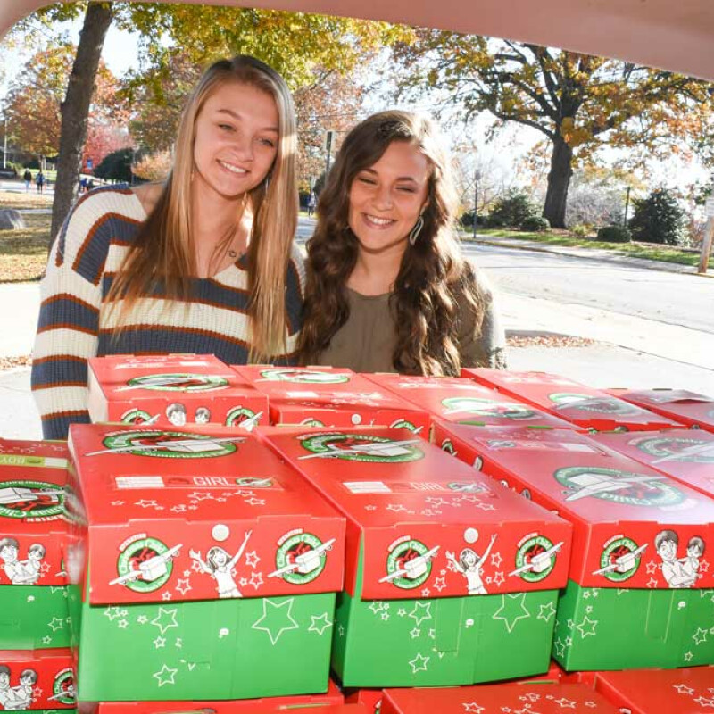 SWU students work to bring Christmas cheer to needy children worldwide