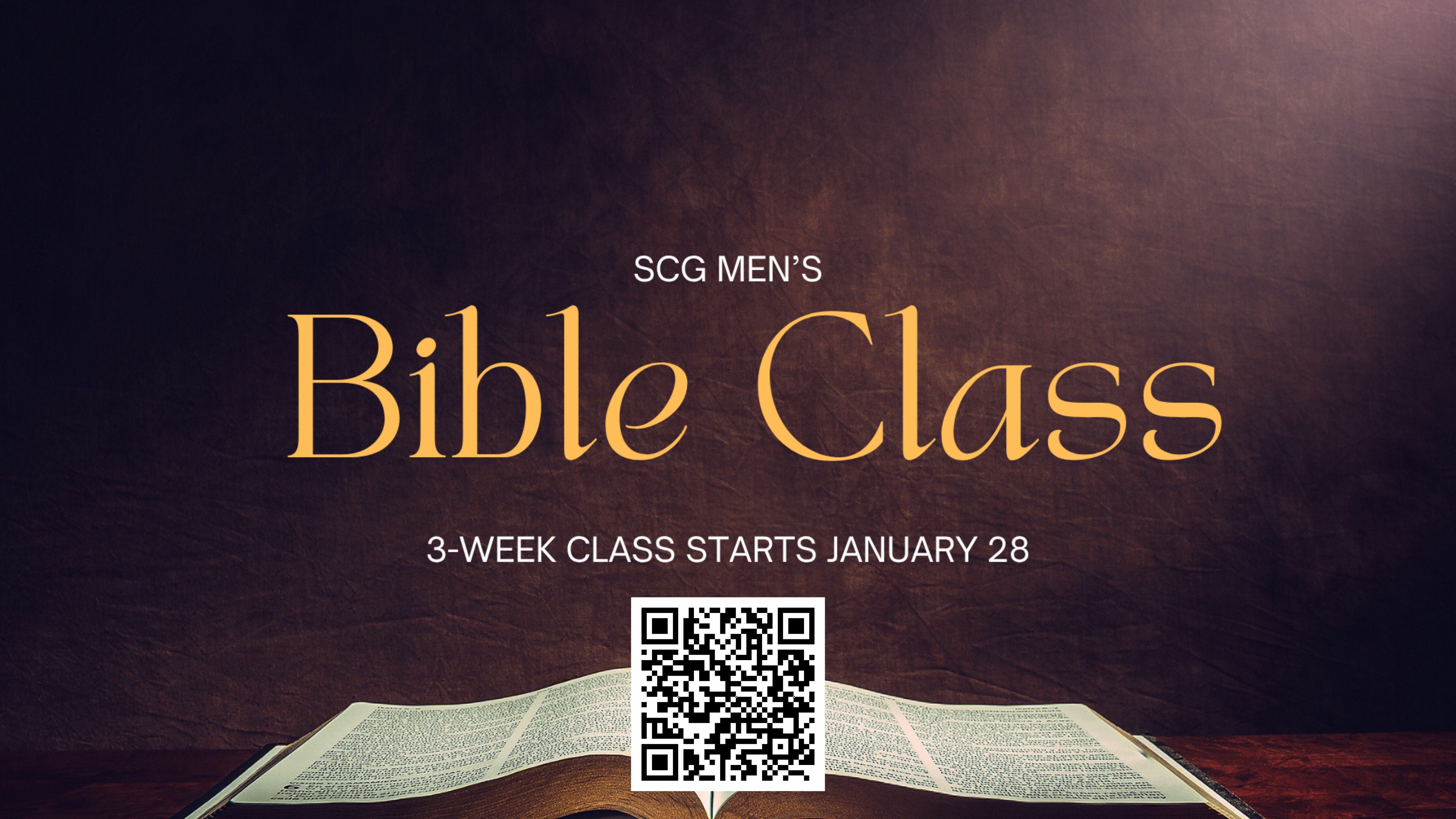 Men's Bible Class