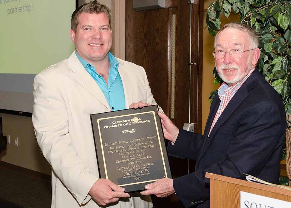 Martin receives Spittal Award