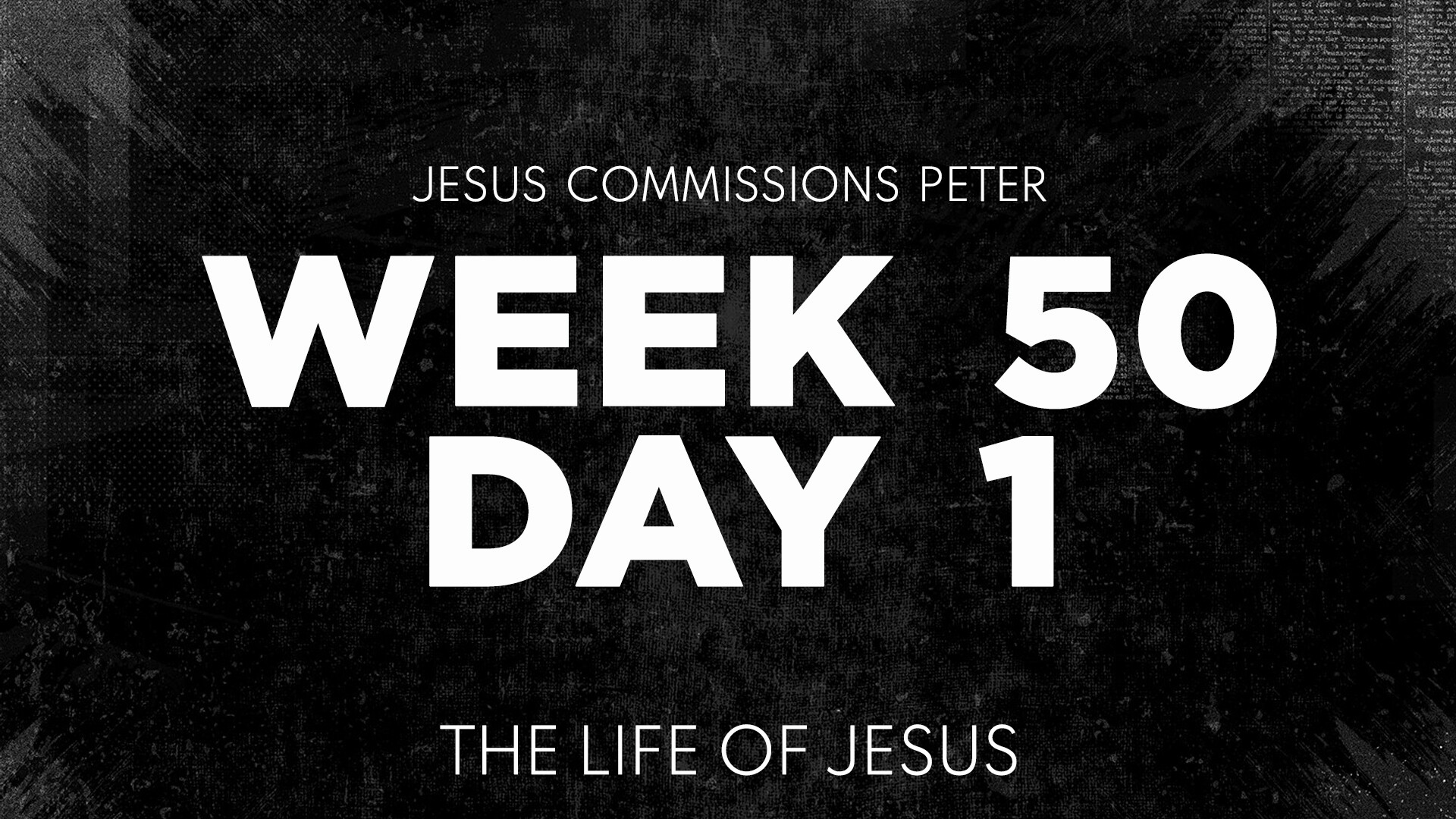 Week 50 Day 1