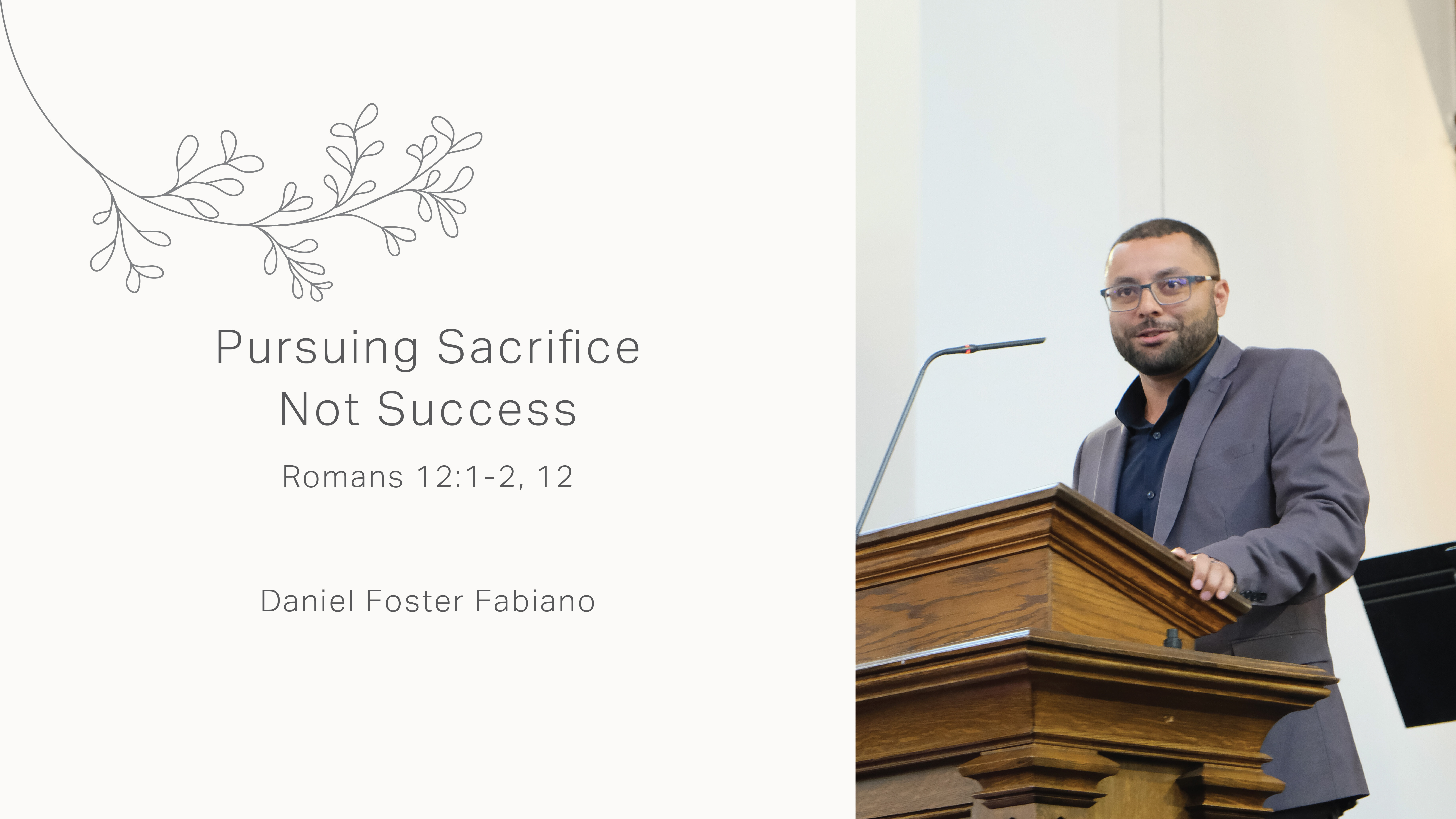 Pursuing Sacrifice Not Success (Audio) episode artwork