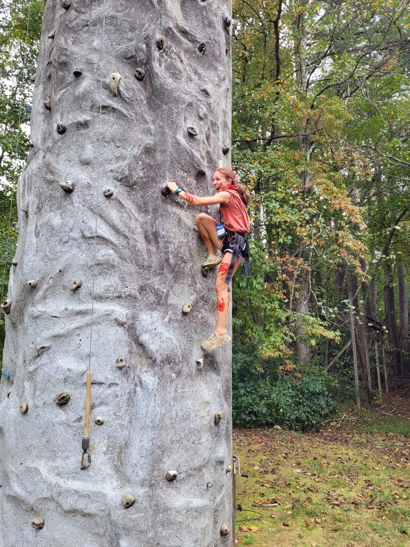 Students enjoying Fall Retreat