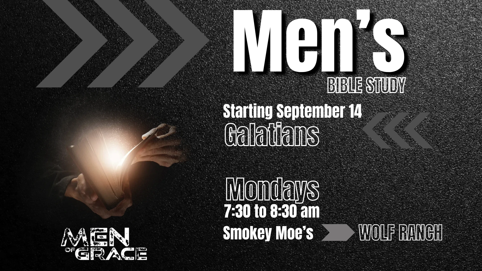 Men's Bible Study-No registration required