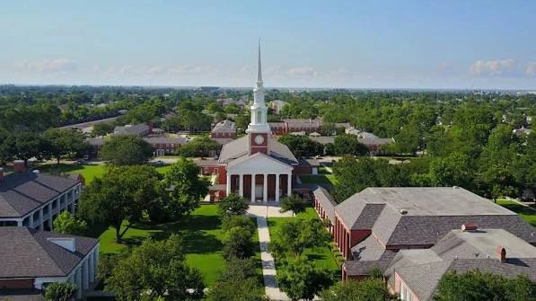 Aerial view of the New Orleans Baptist Theological Seminary campus