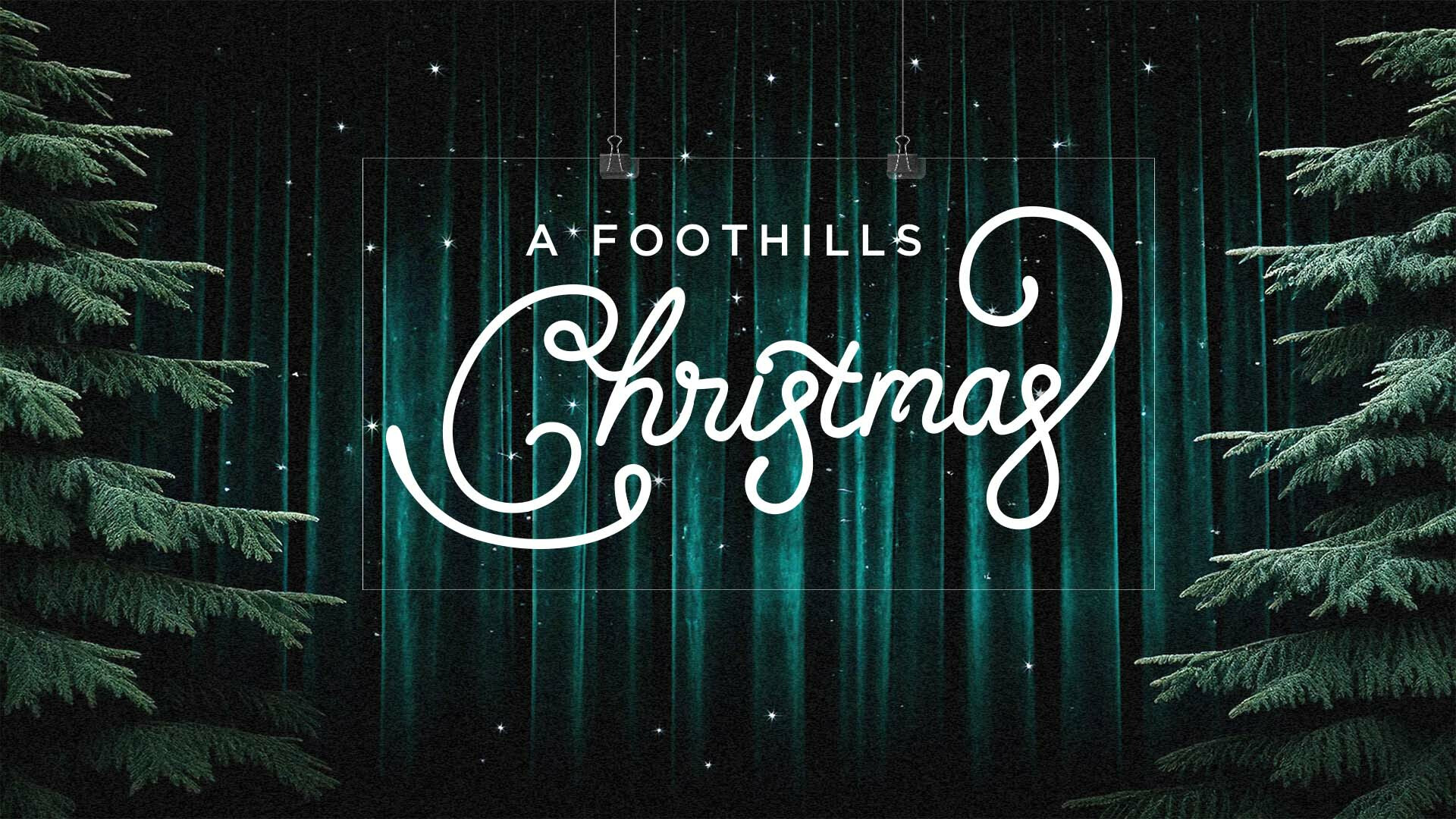 A Foothills Christmas Graphic