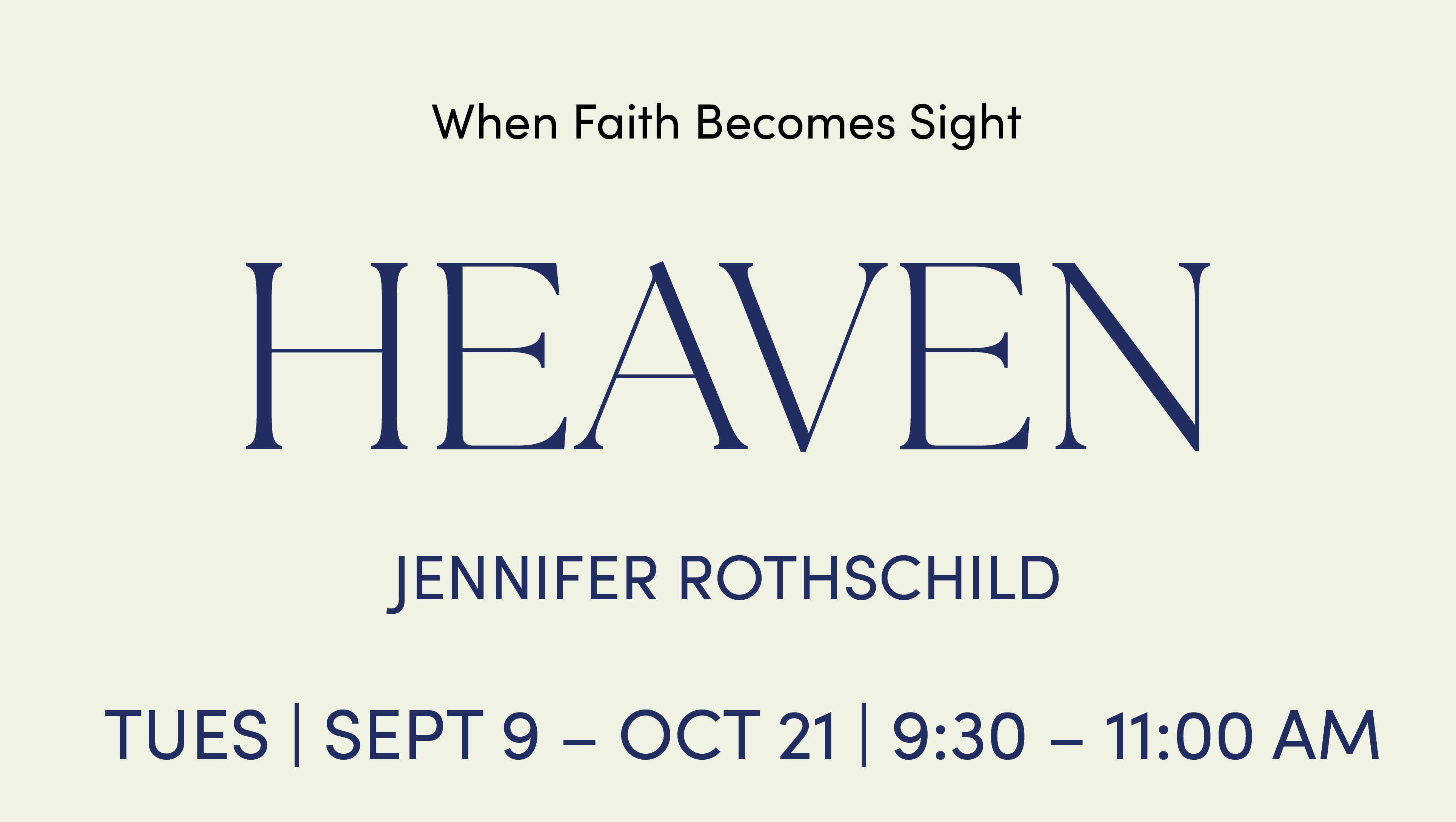 Heaven by Jennifer Rothschild