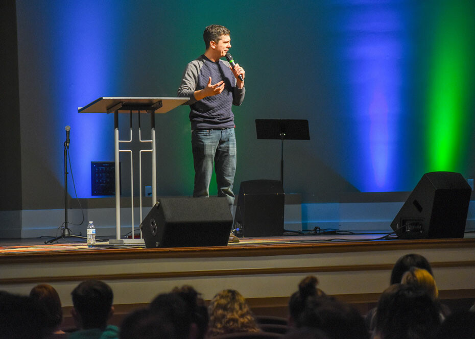 Irvine speaks at spiritual emphasis services