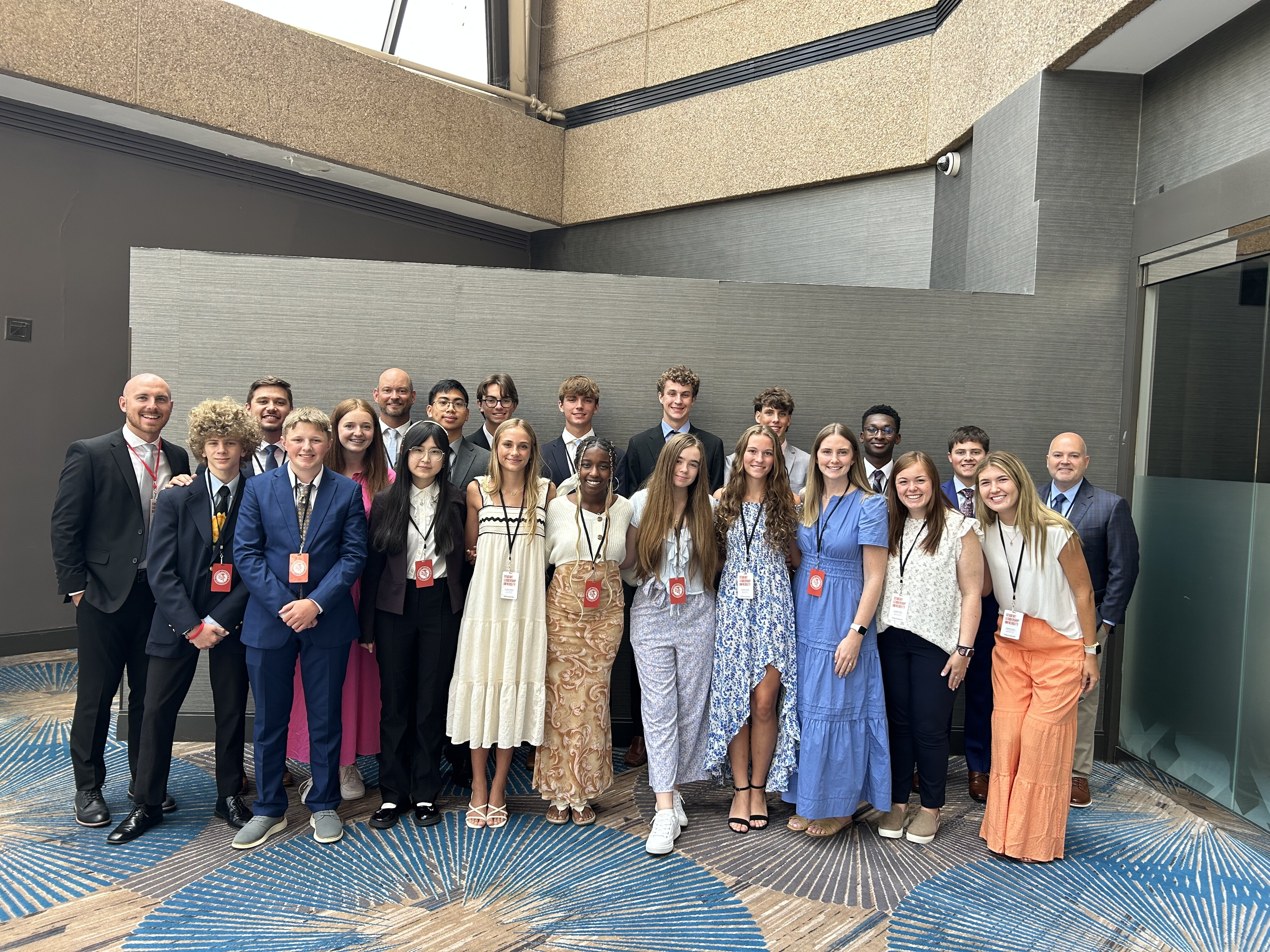 Students participating in Student Leadership University