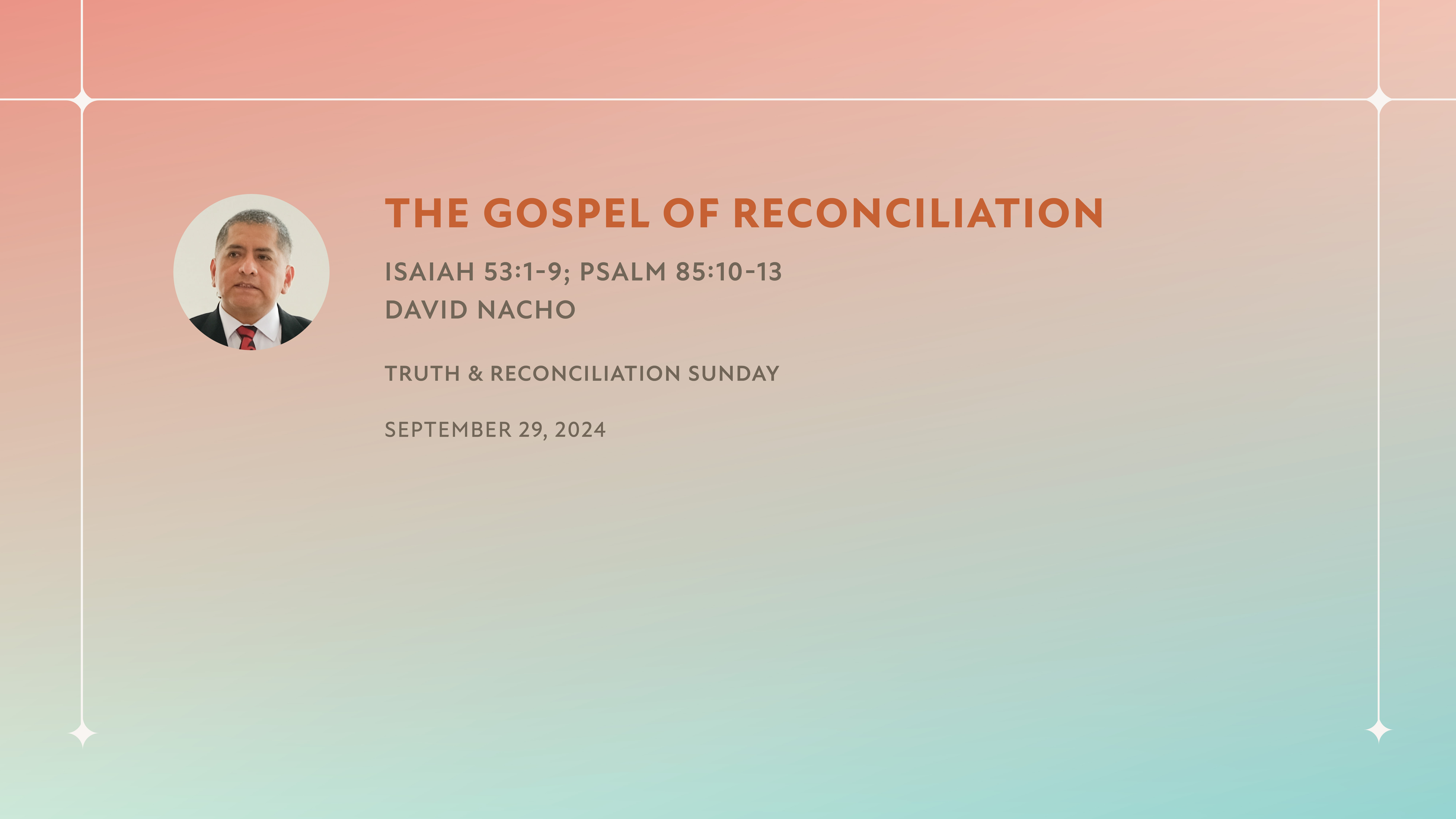 The Gospel of Reconciliation (Audio) episode artwork