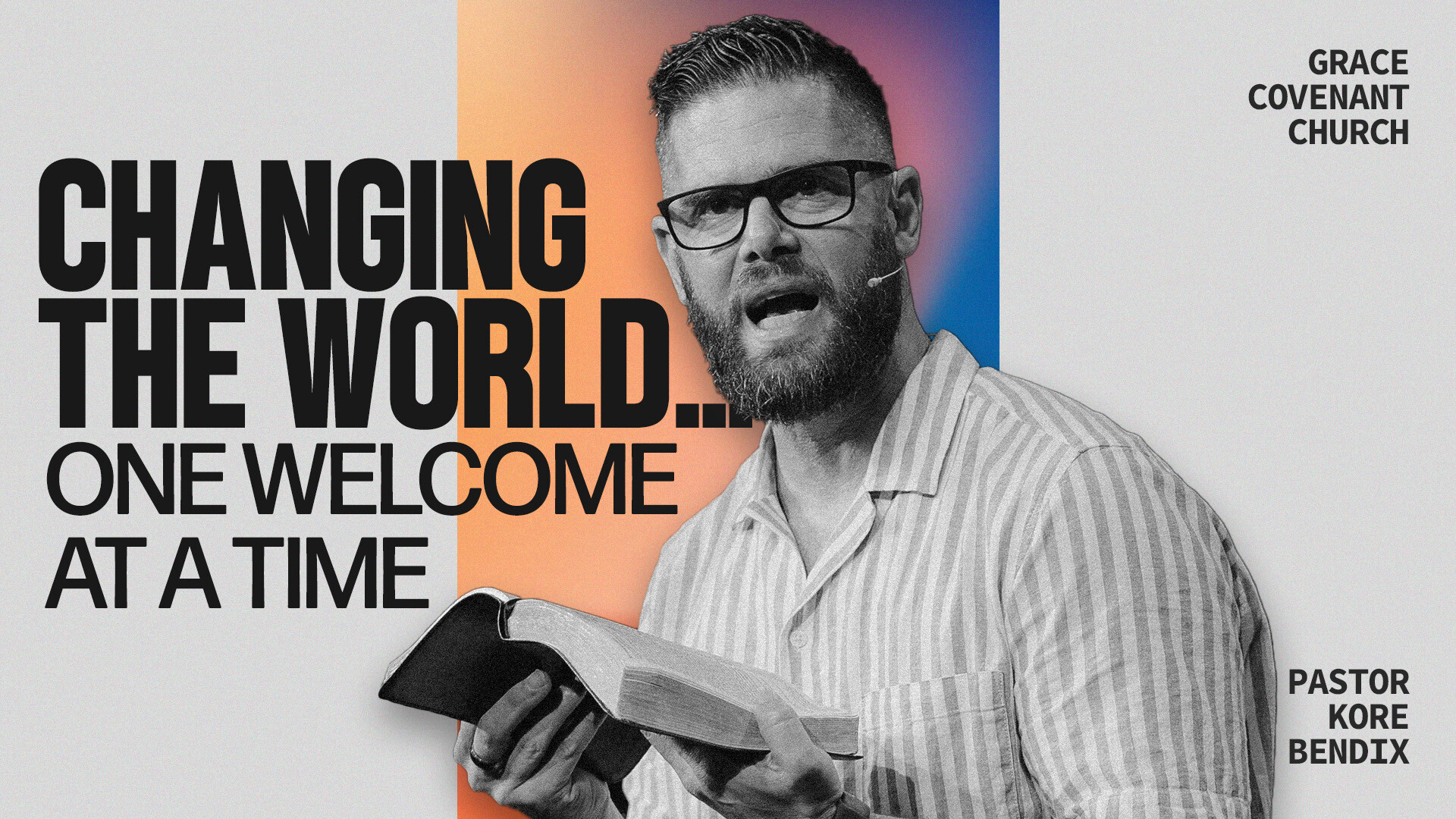 Changing the World - One Welcome at a Time episode artwork