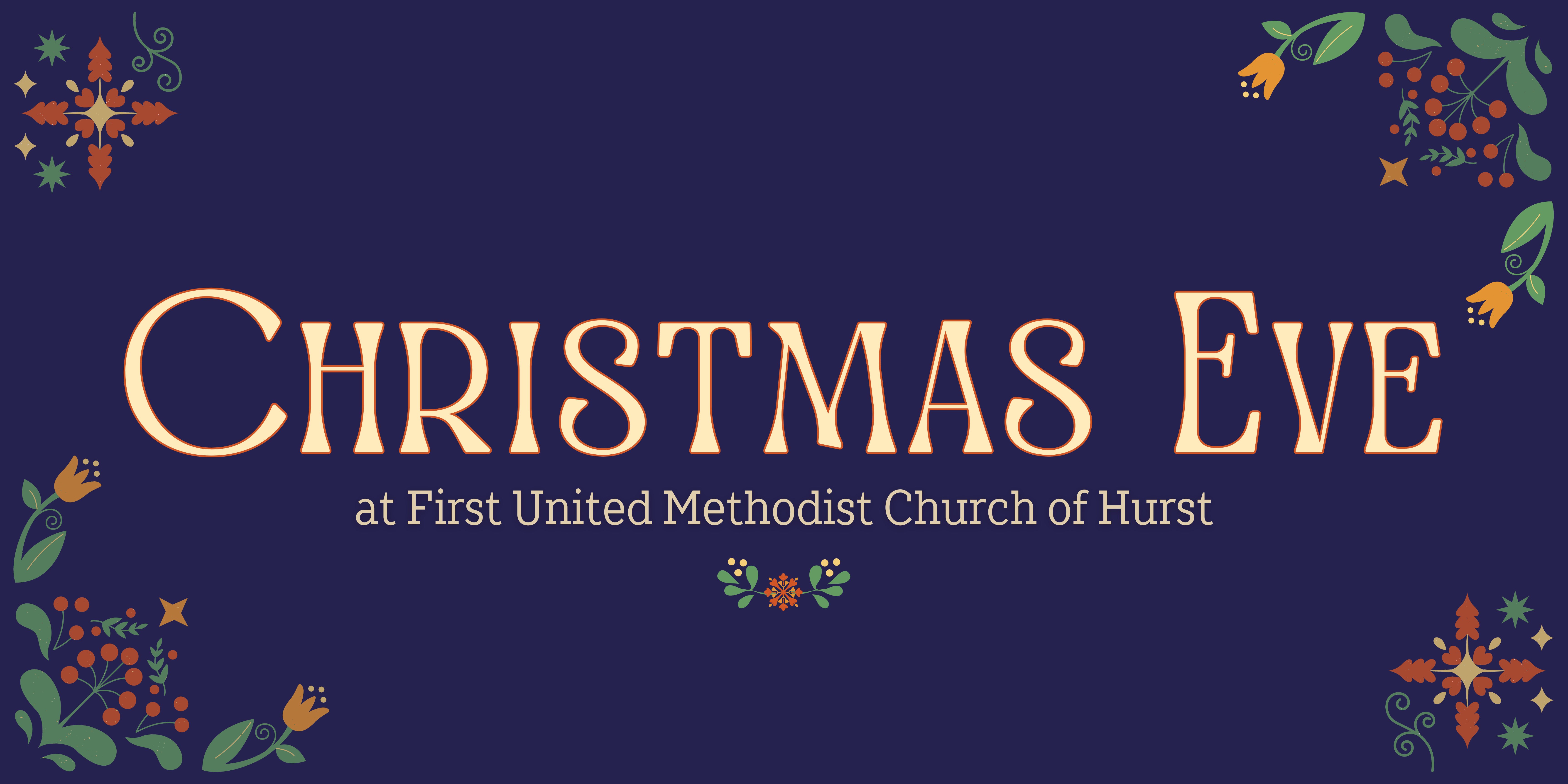  Christmas Eve Services - Sanctuary