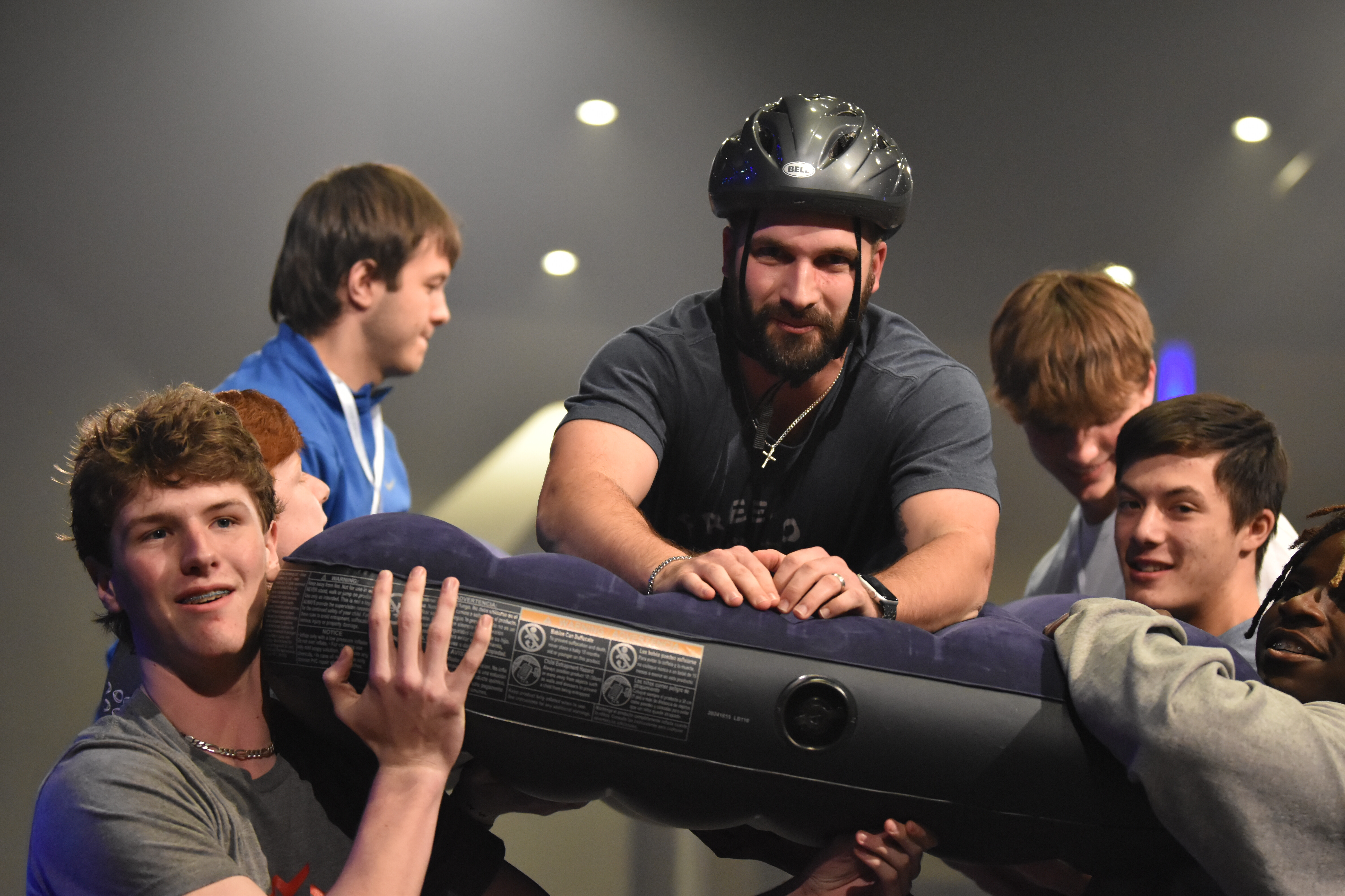 Students surfing during LIFT activities