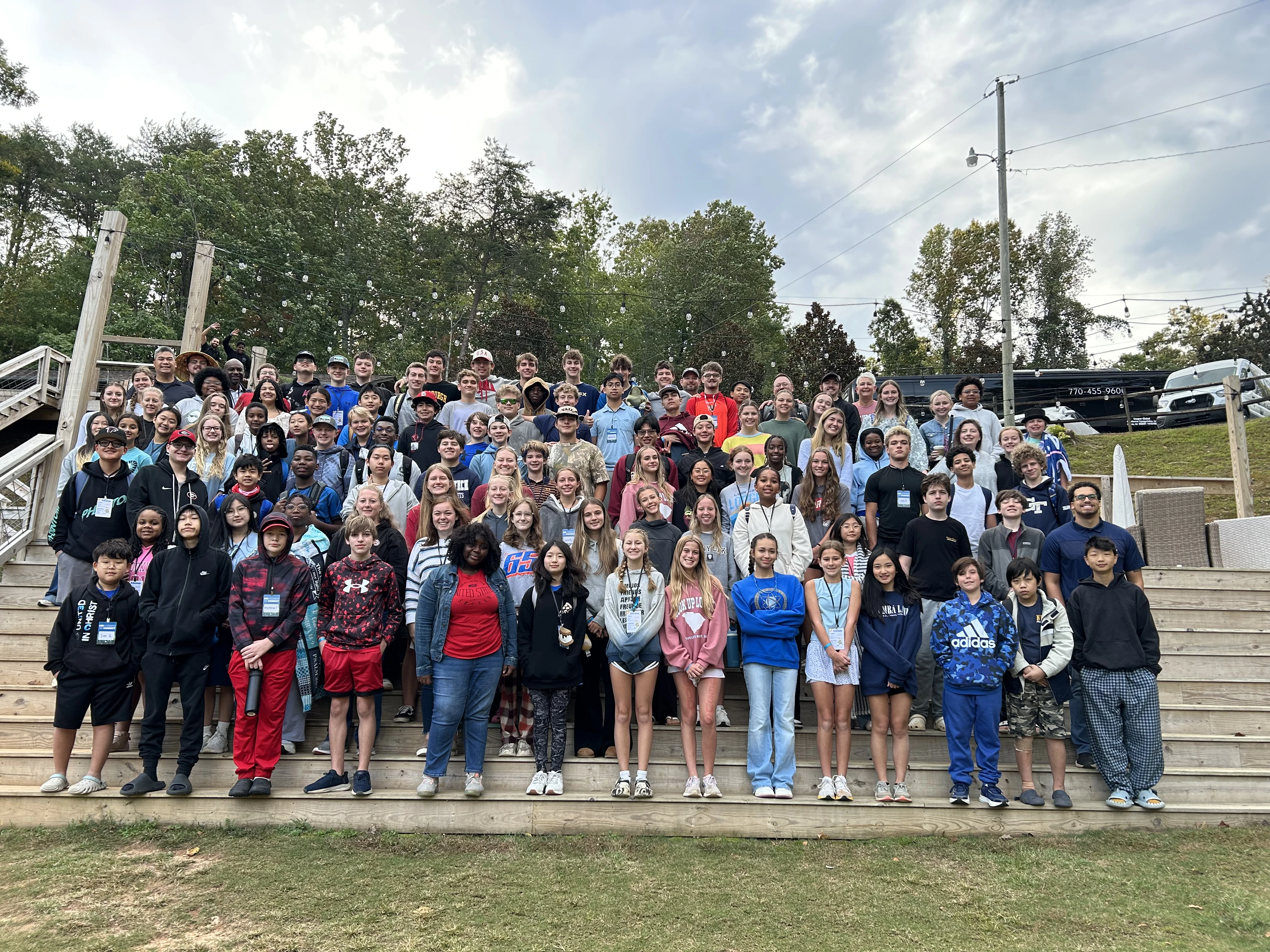 Students at Fall Retreat