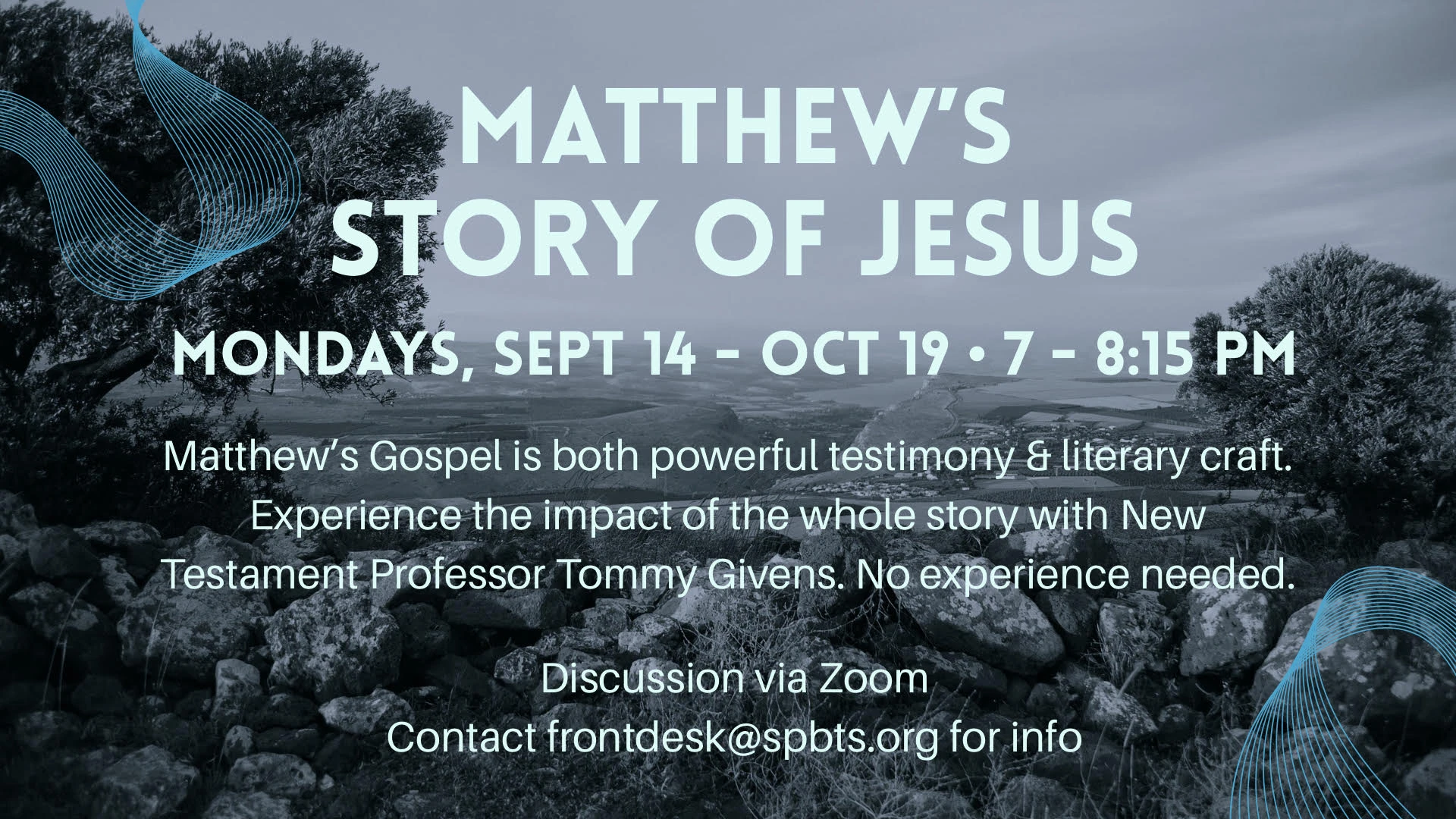 Bible Study via Zoom