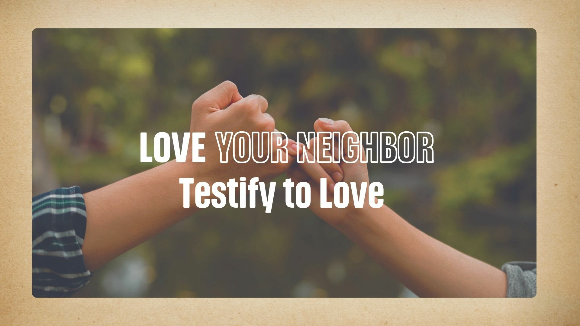 Testify to Love (Video)