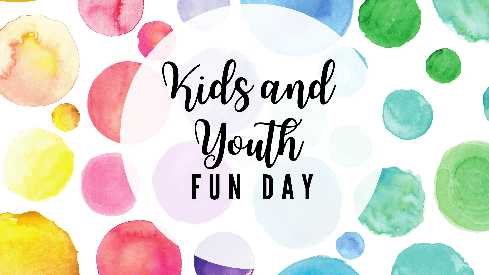 Kids and Youth Small Group Fun Day