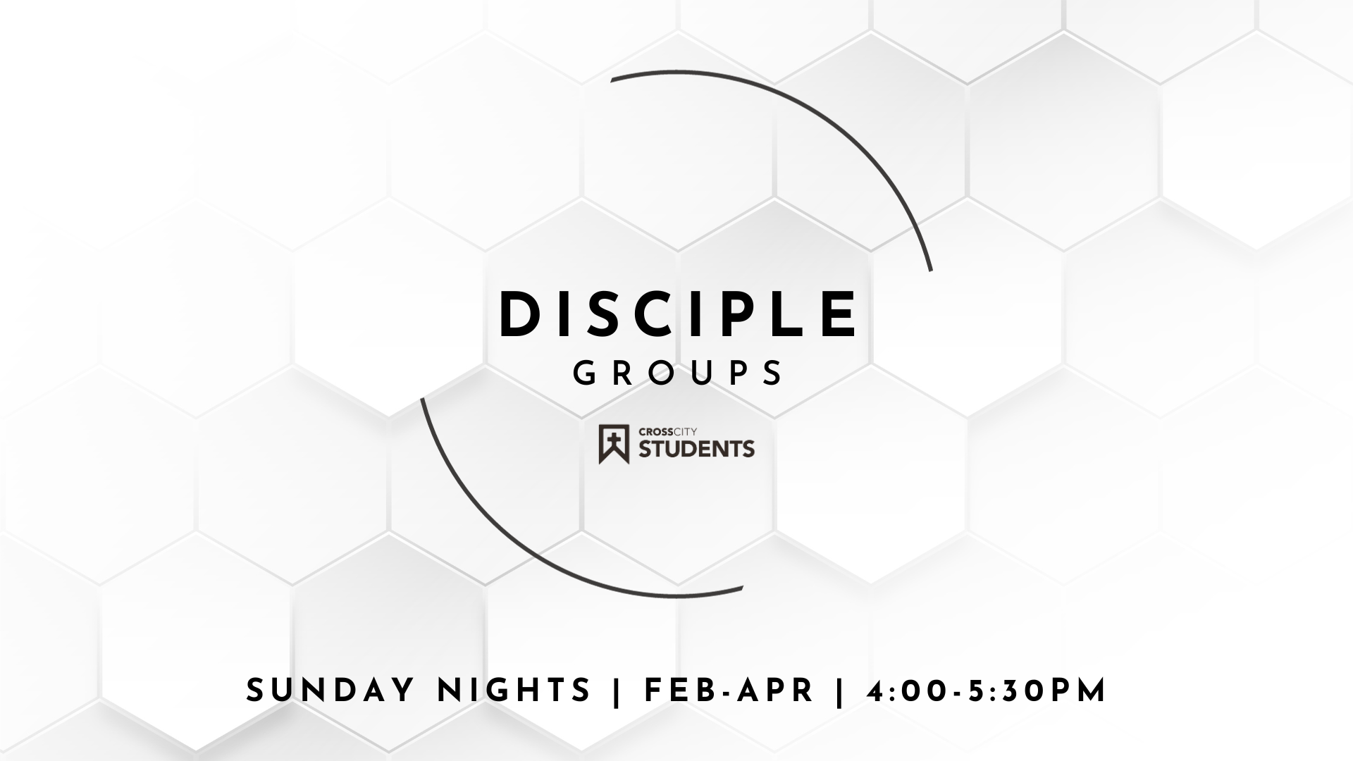 Student Ministry: Disciple Groups