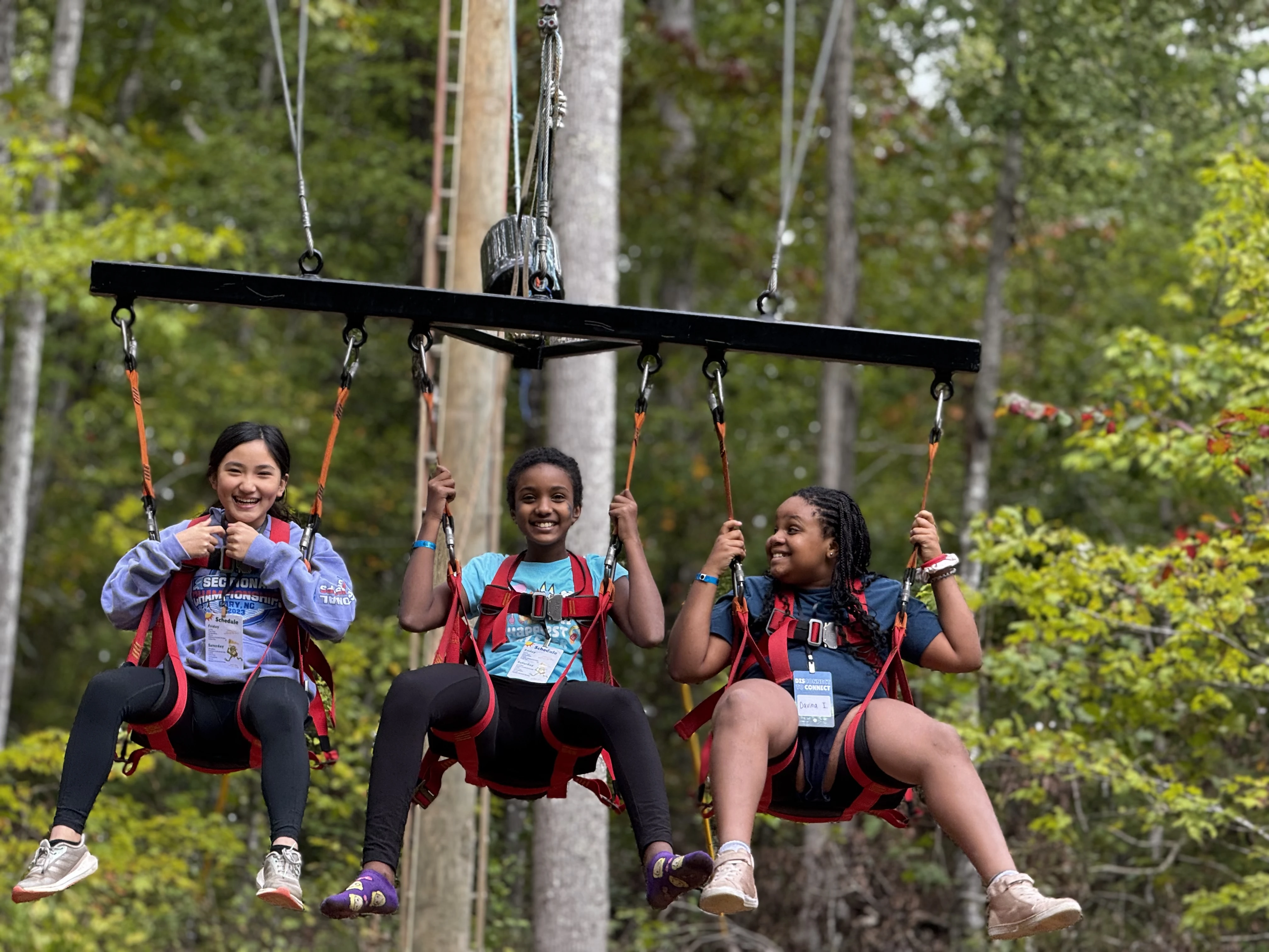 Students at Look Up Lodge