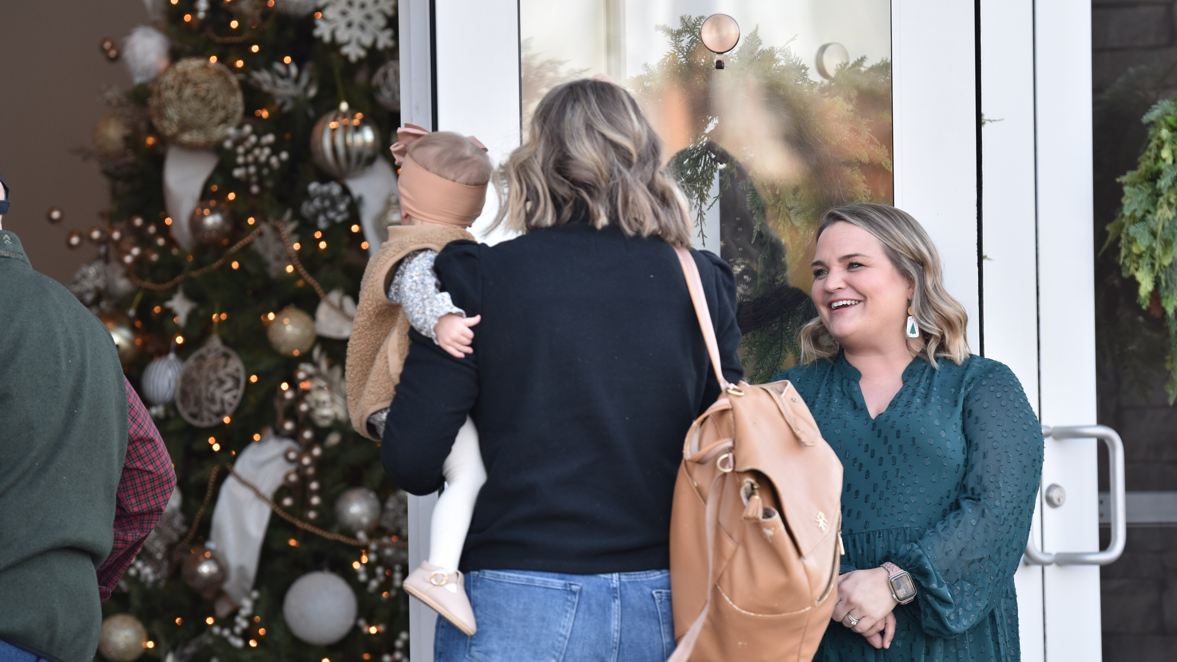 Serve team volunteers at church