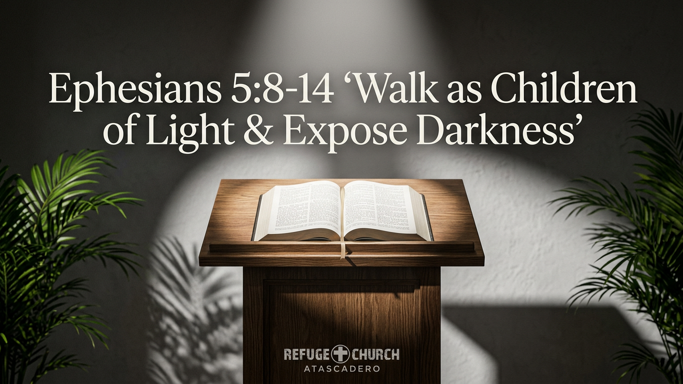 Ephesians 5:8-14 "Walk as Children of Light & Expose Darkness" (Audio) episode artwork