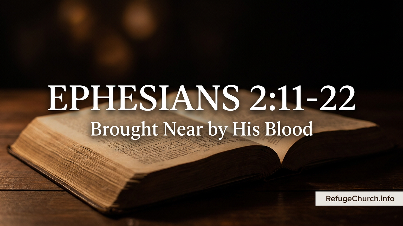 Ephesians 2:11-22  "Brought Near by His Blood" (Audio) episode artwork