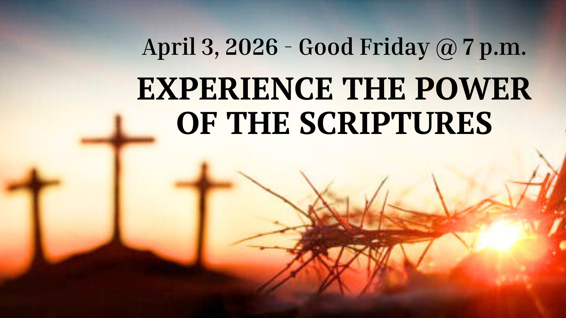 Experience the Power of the Scriptures
