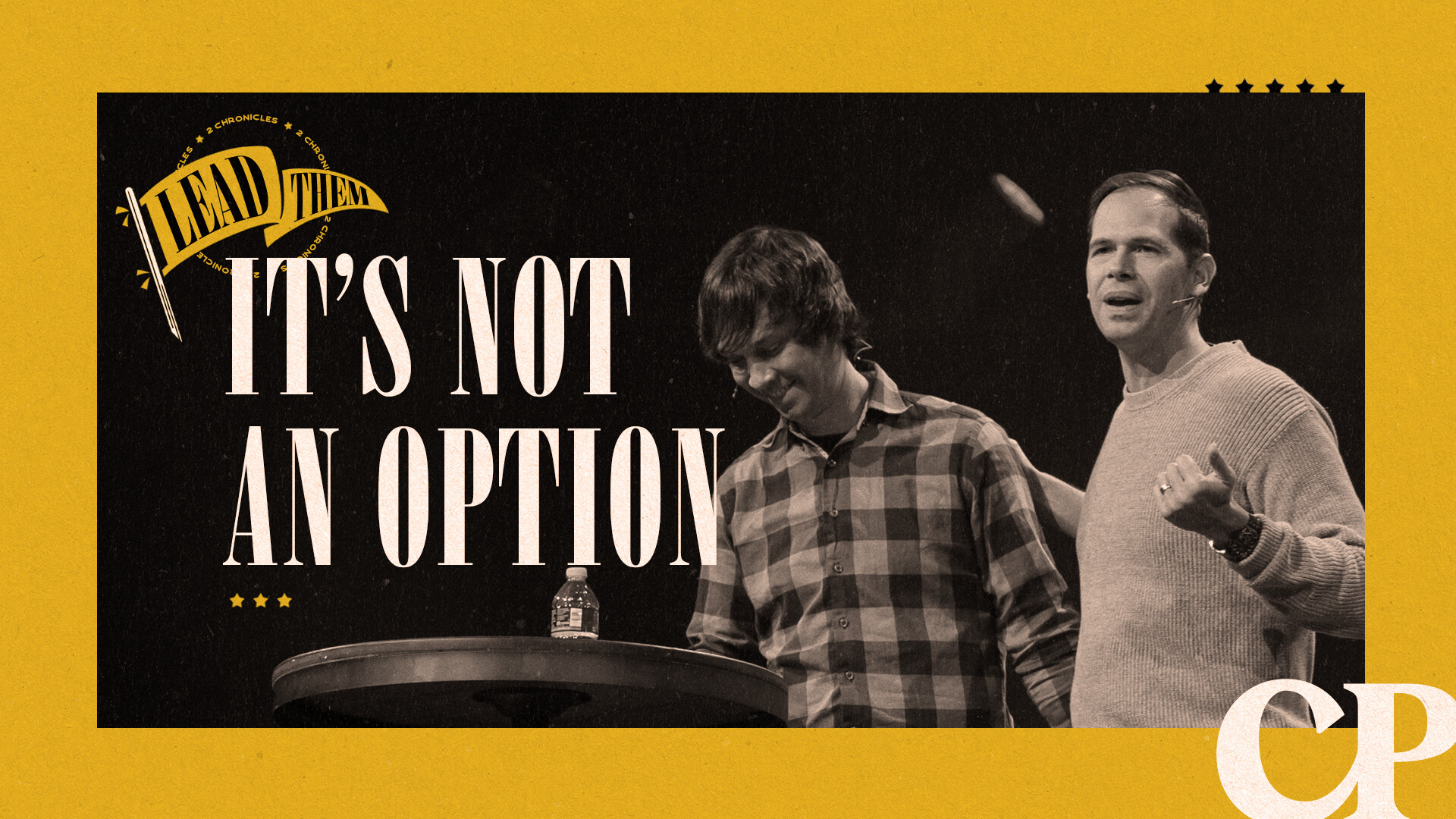It's Not an Option