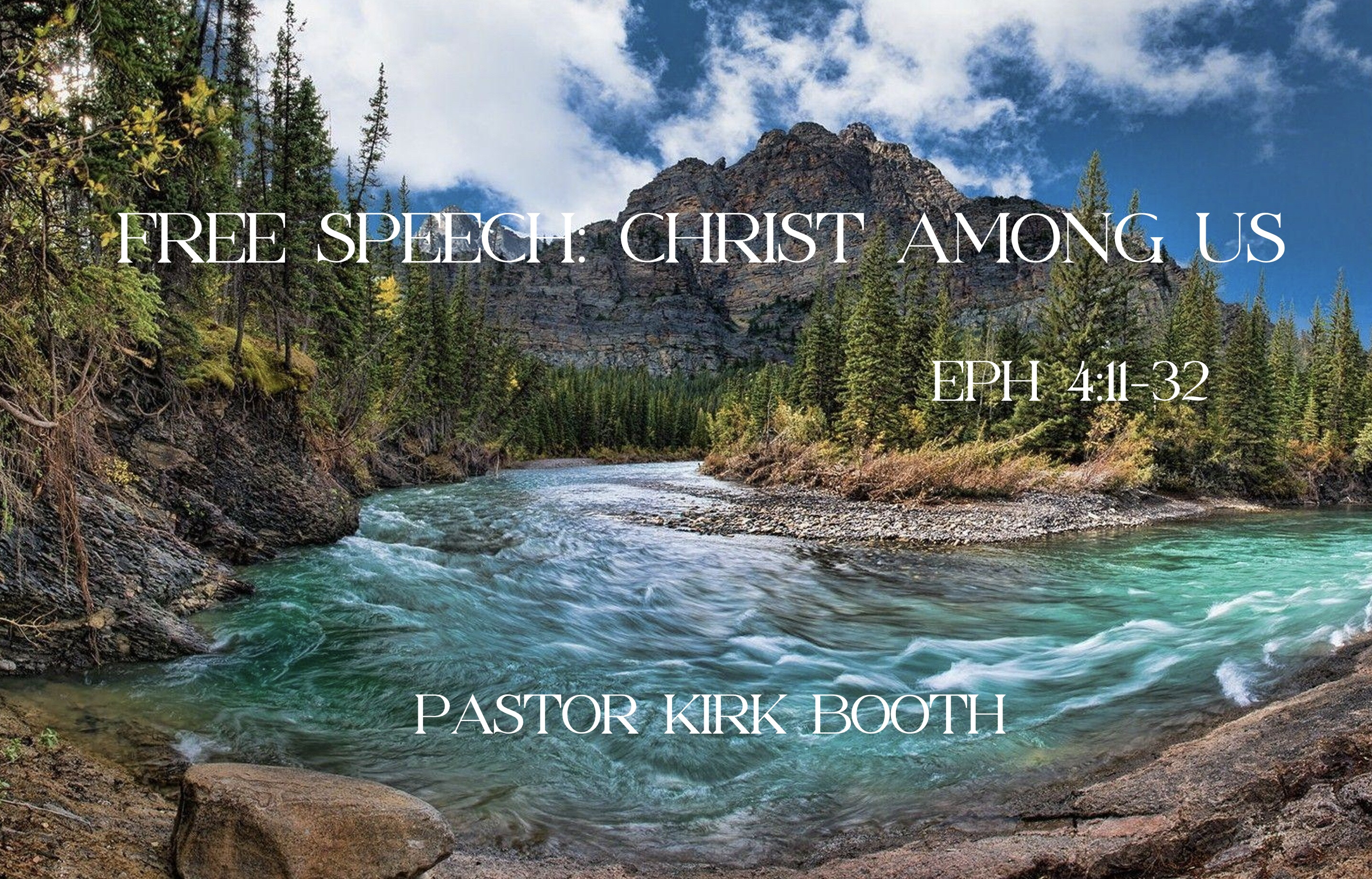 FREE SPEECH: CHRIST AMONG US