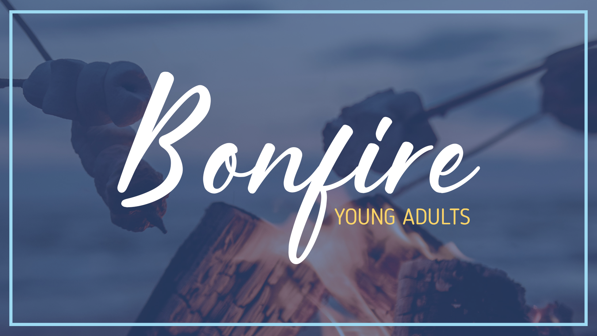 Young Adults Bonfire