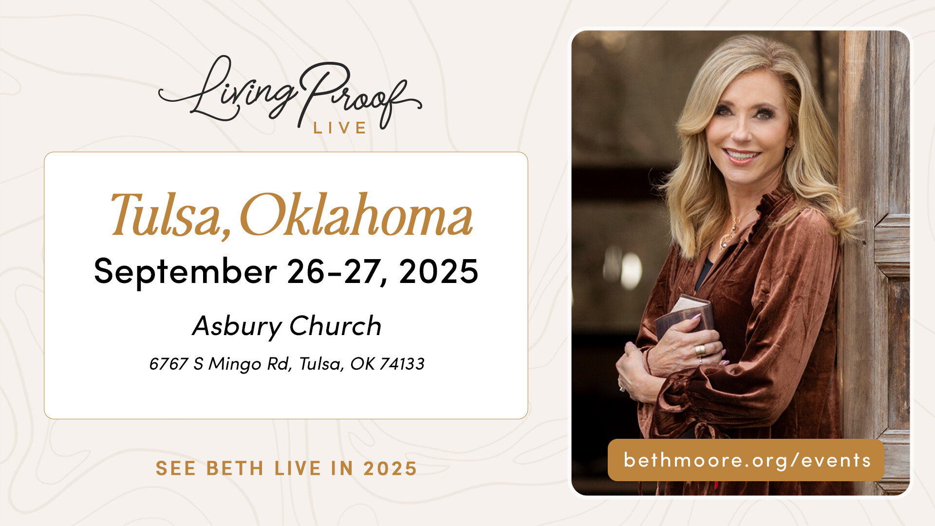 Living Proof Live with Beth Moore