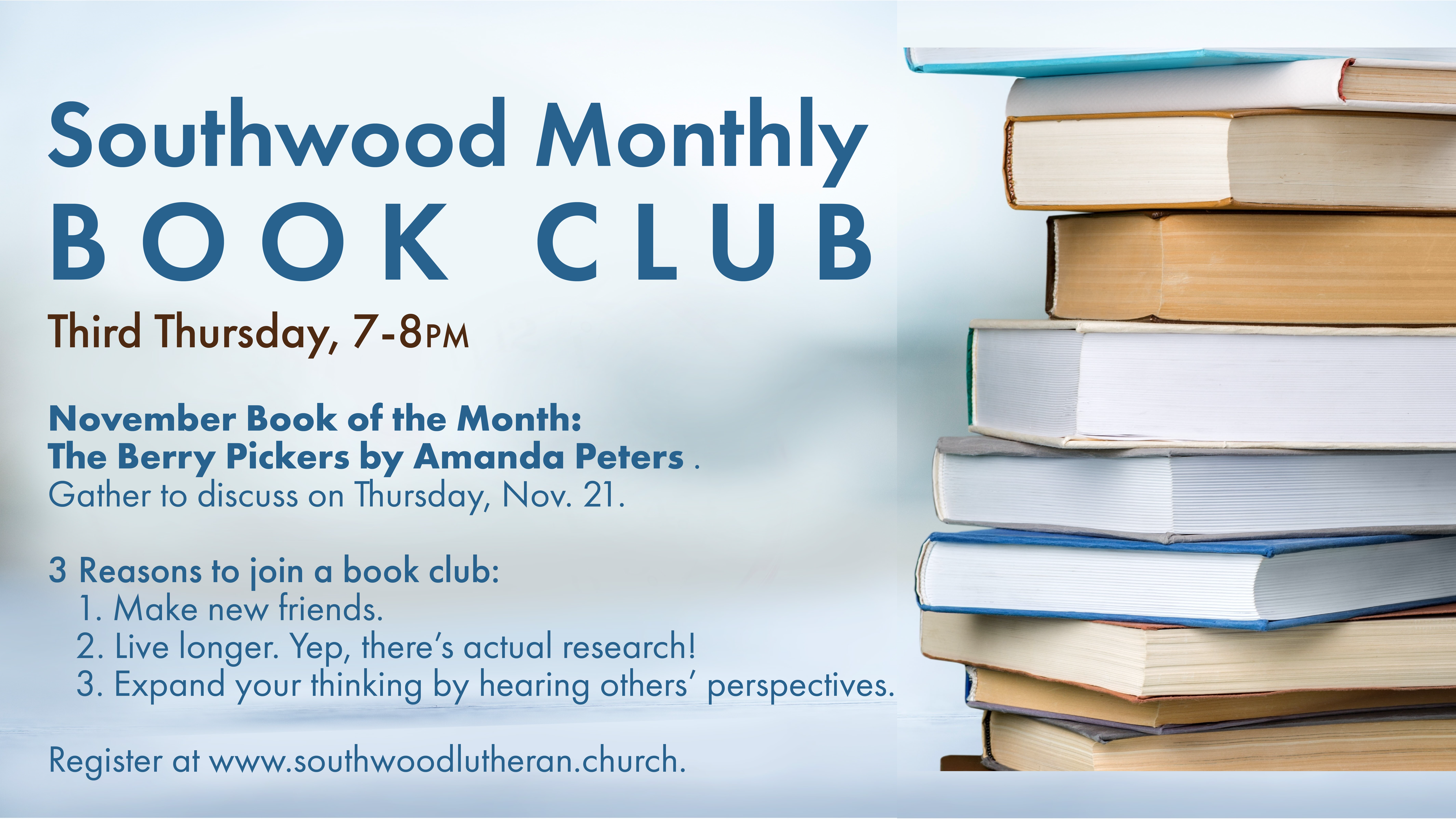 Southwood Monthly Book Club