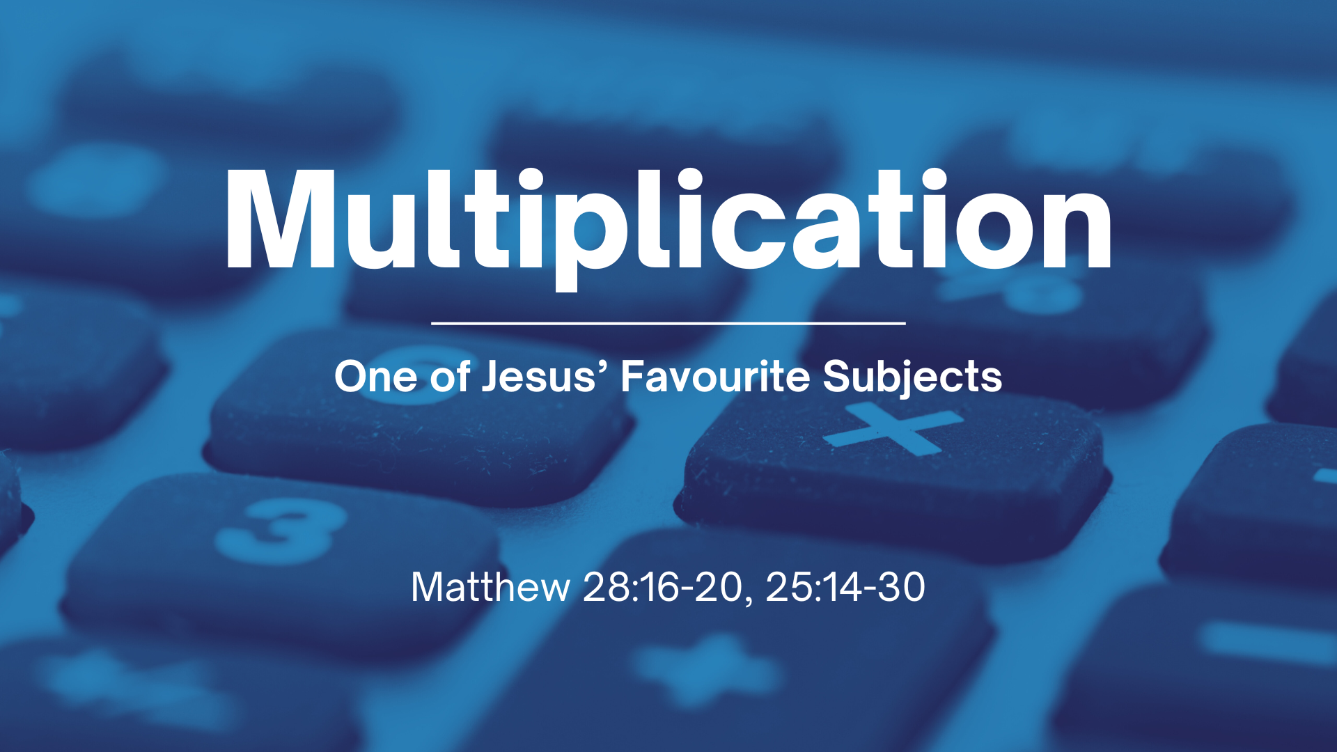 Multiplication | One of Jesus’ Favourite Subjects episode artwork