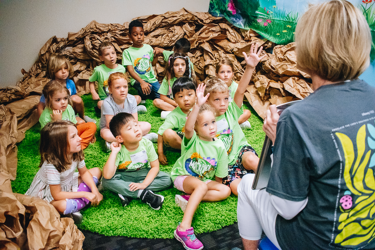 Kids participating at Kid-A-Palooza