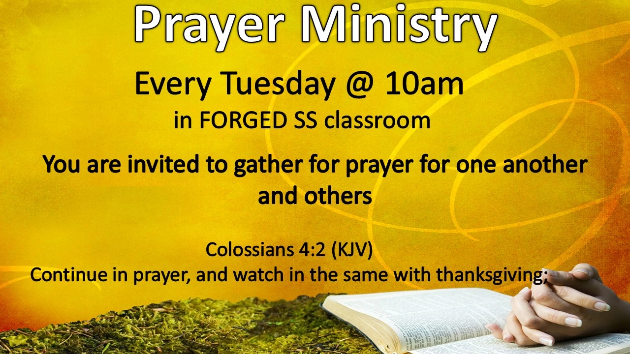 Prayer Ministry