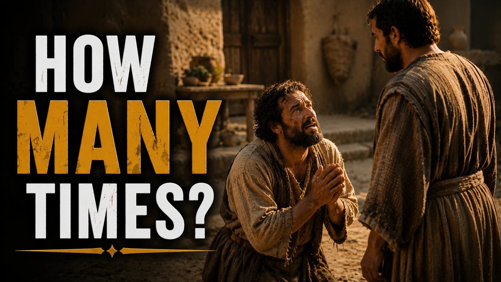 Sunday August 2nd | Matthew 18:21-35 |  How Many Times?