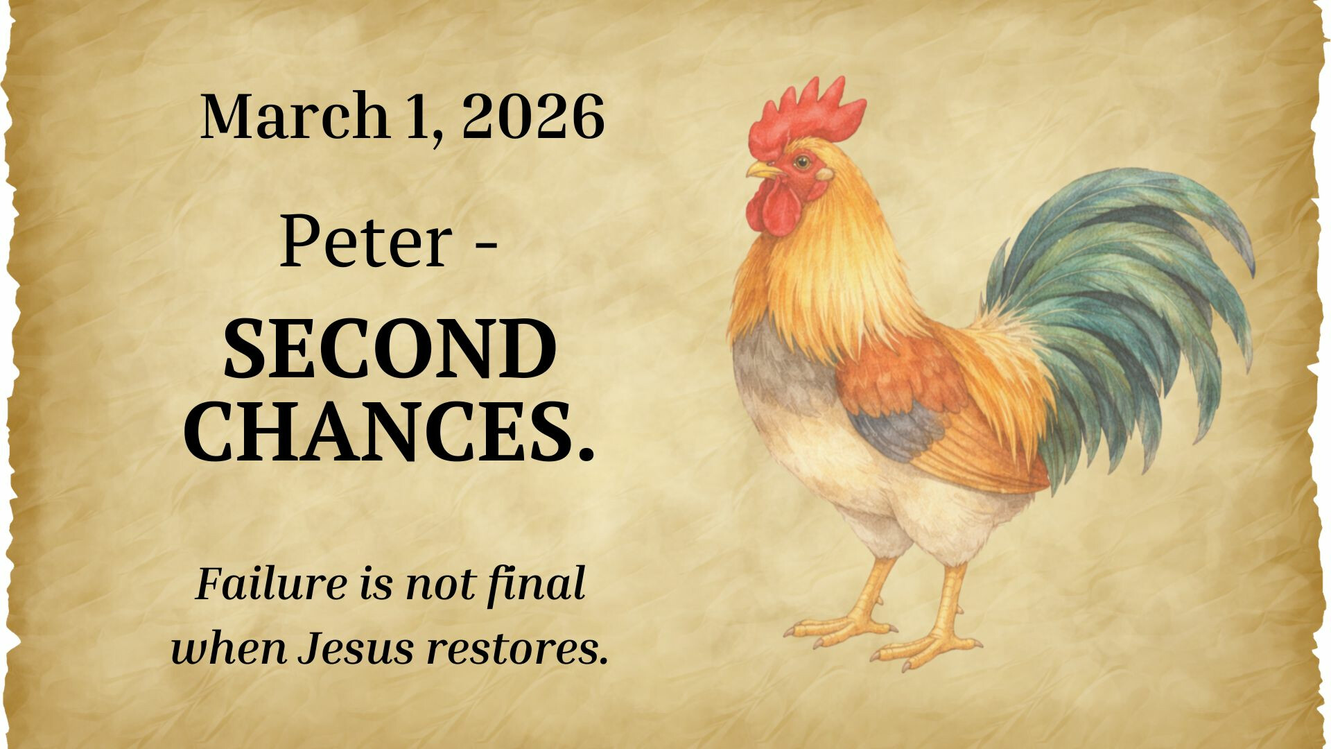 11 AM Peter - Second Chances