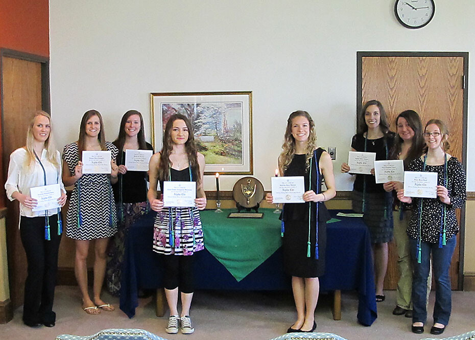 SWU inducts new Alpha Chi members