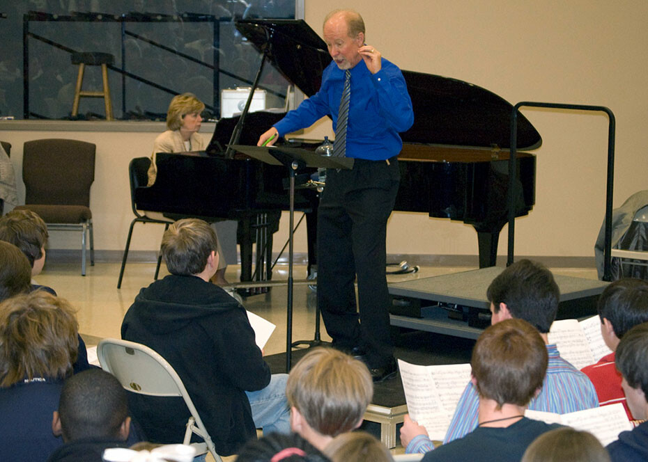 Young voices harmonize at choral clinic