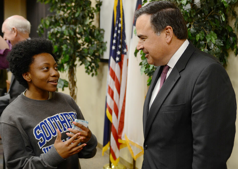 South Carolina Justice visits Southern Wesleyan University