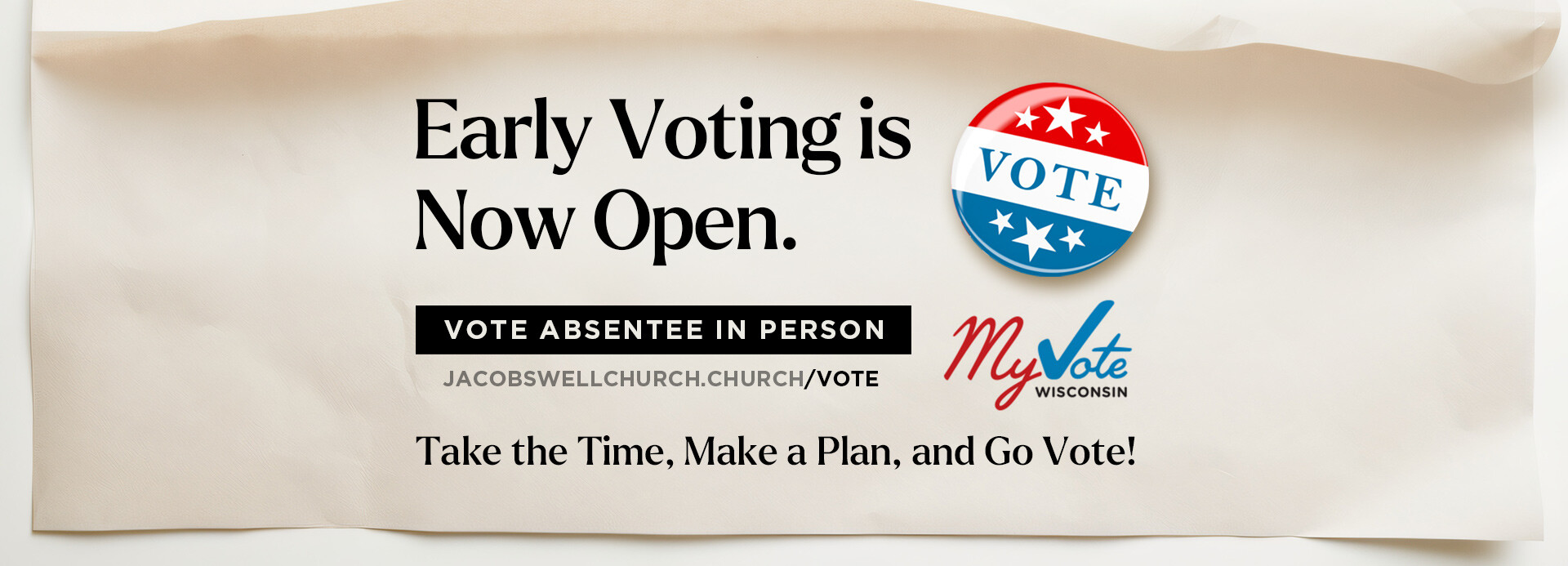 Early Voting is Open!