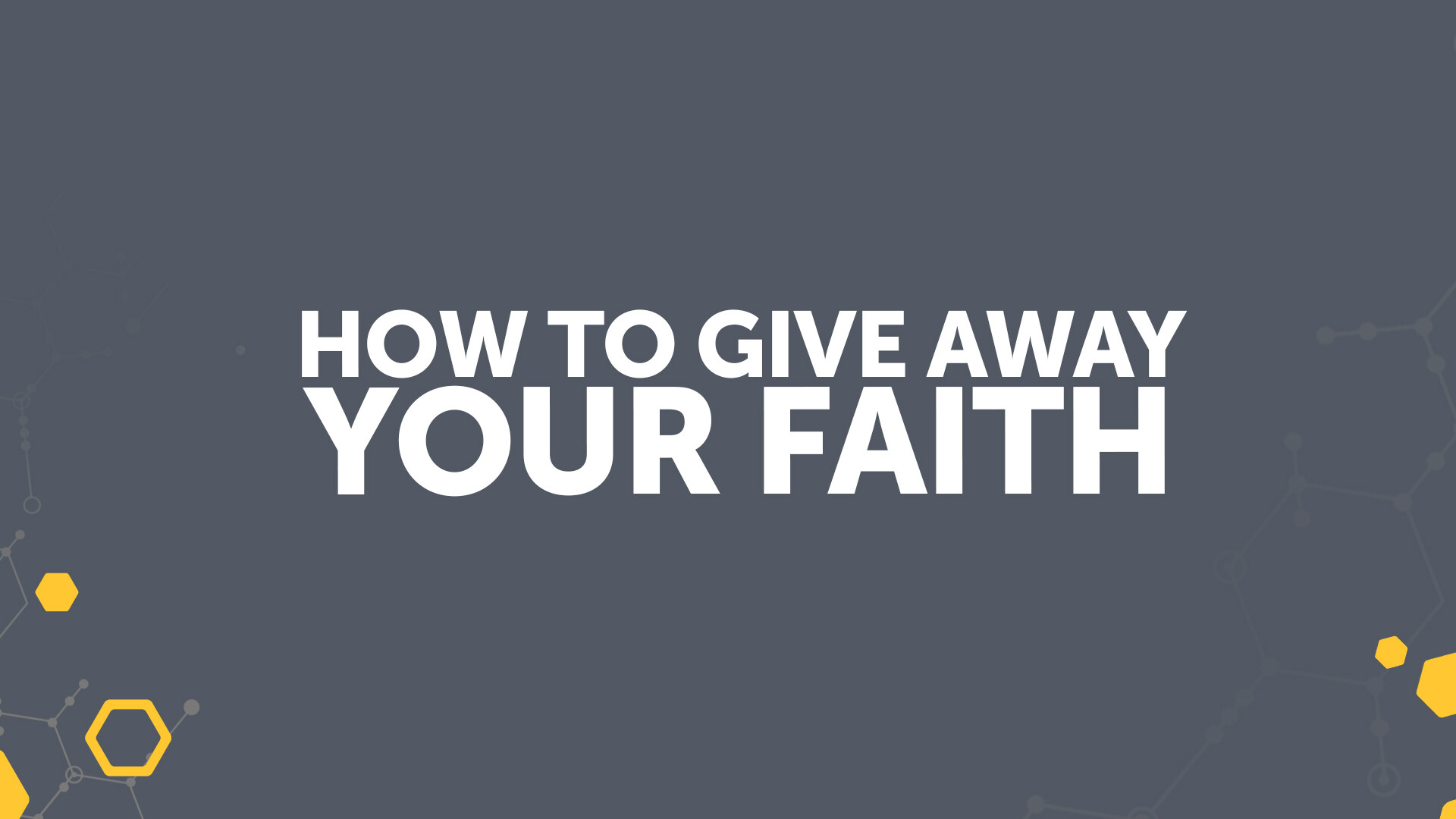 The Key to Effectively Present the Gospel / Topic 4 -- Pt. 2 - GWF011 (Audio)