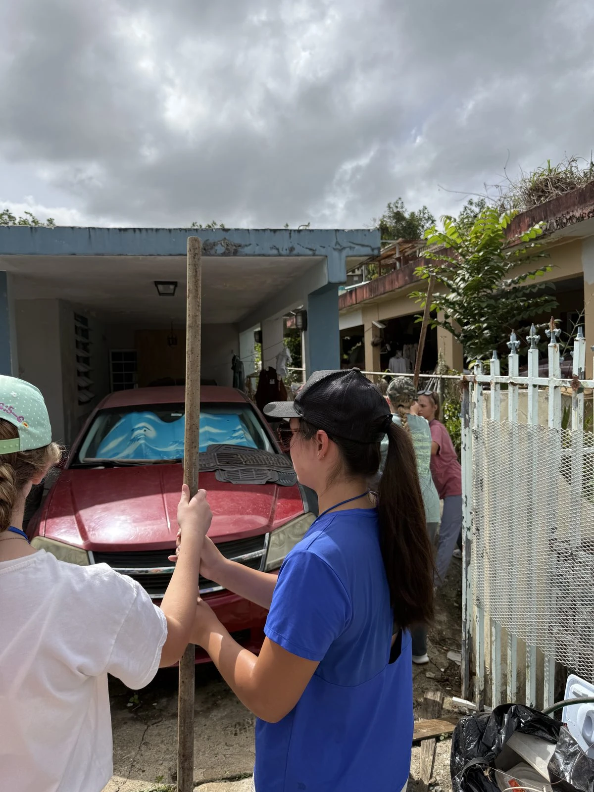 Cross Pointe team serving on a mission trip