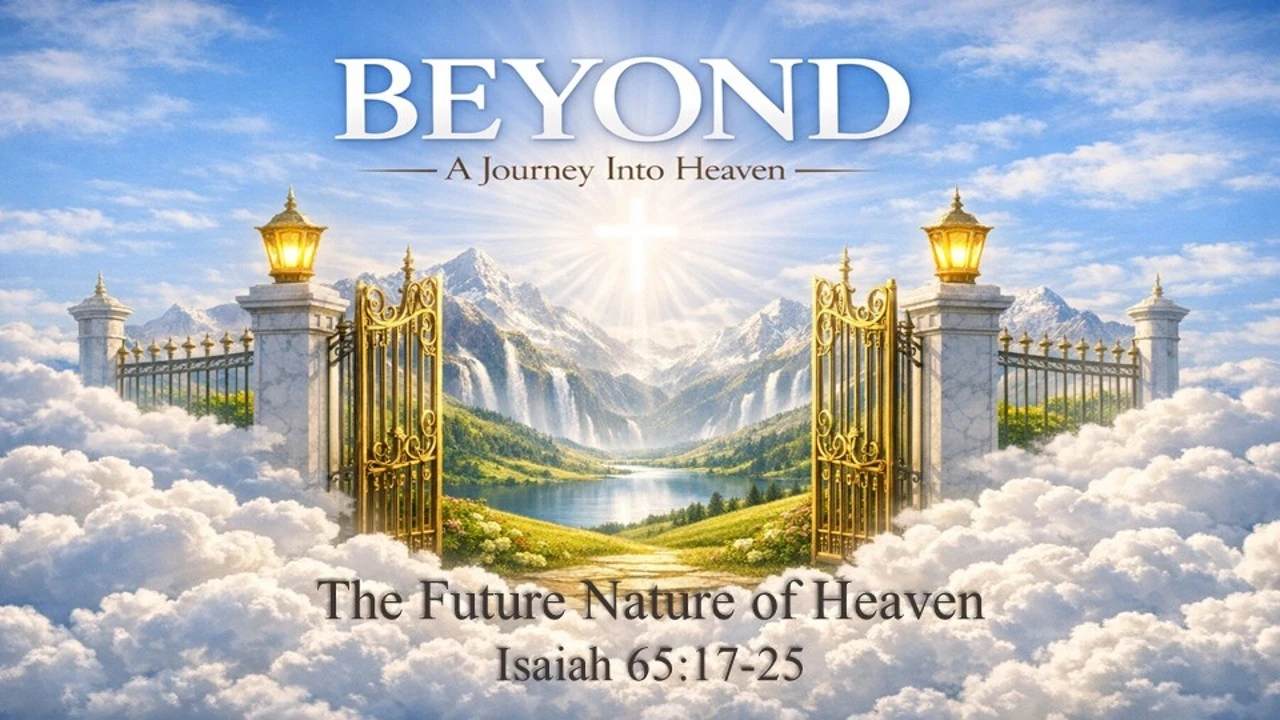 Bethel CRC - AM - 5-3-26 - Beyond - Isaiah 65:17-25 - The Future Nature of Heaven