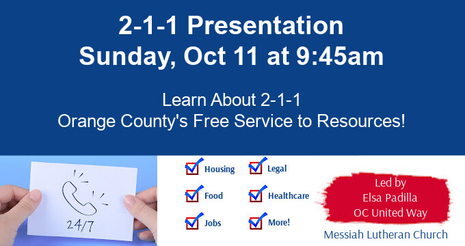 9:45am 2-1-1 Adult Forum Presentation