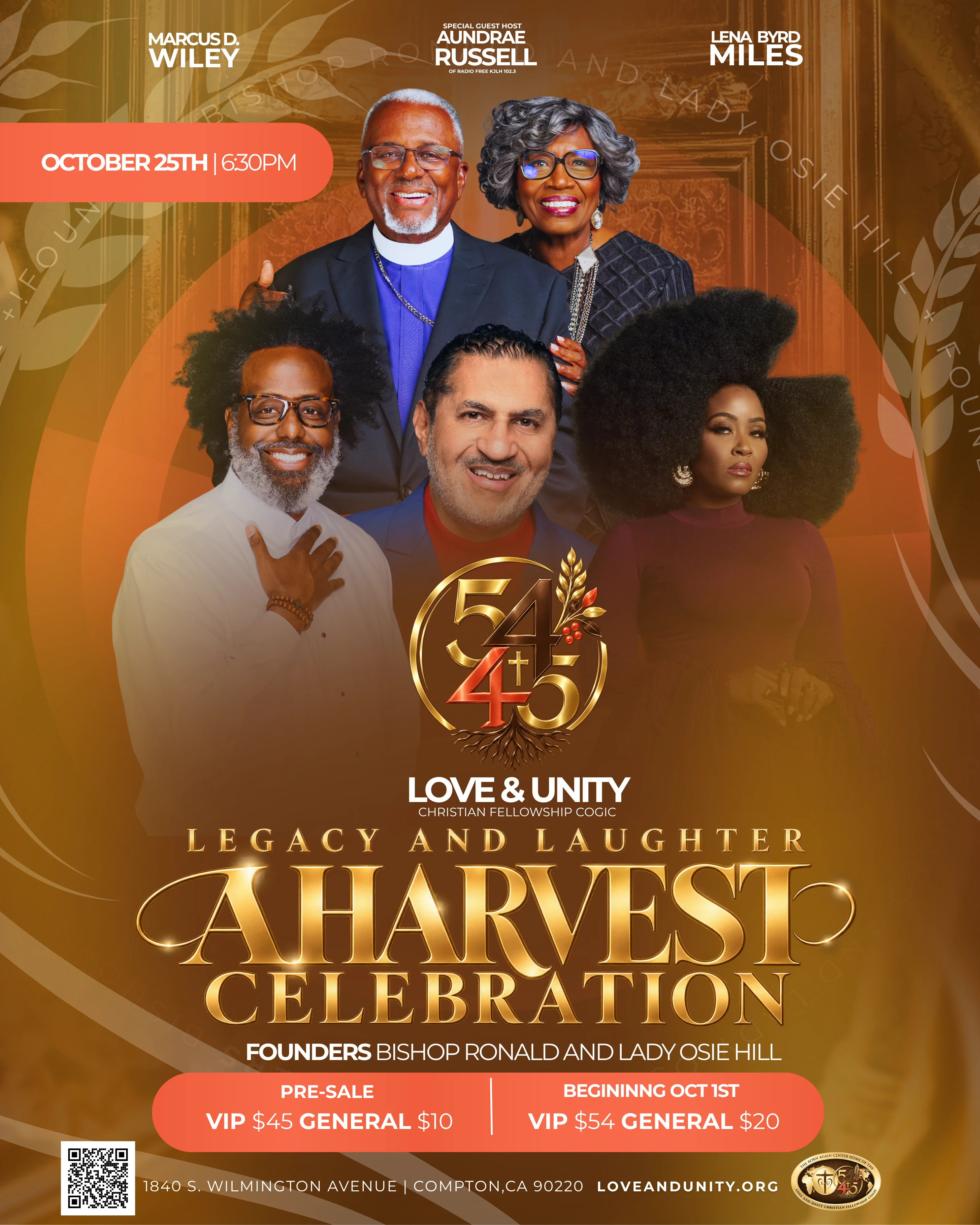 Legacy and Laughter flyer