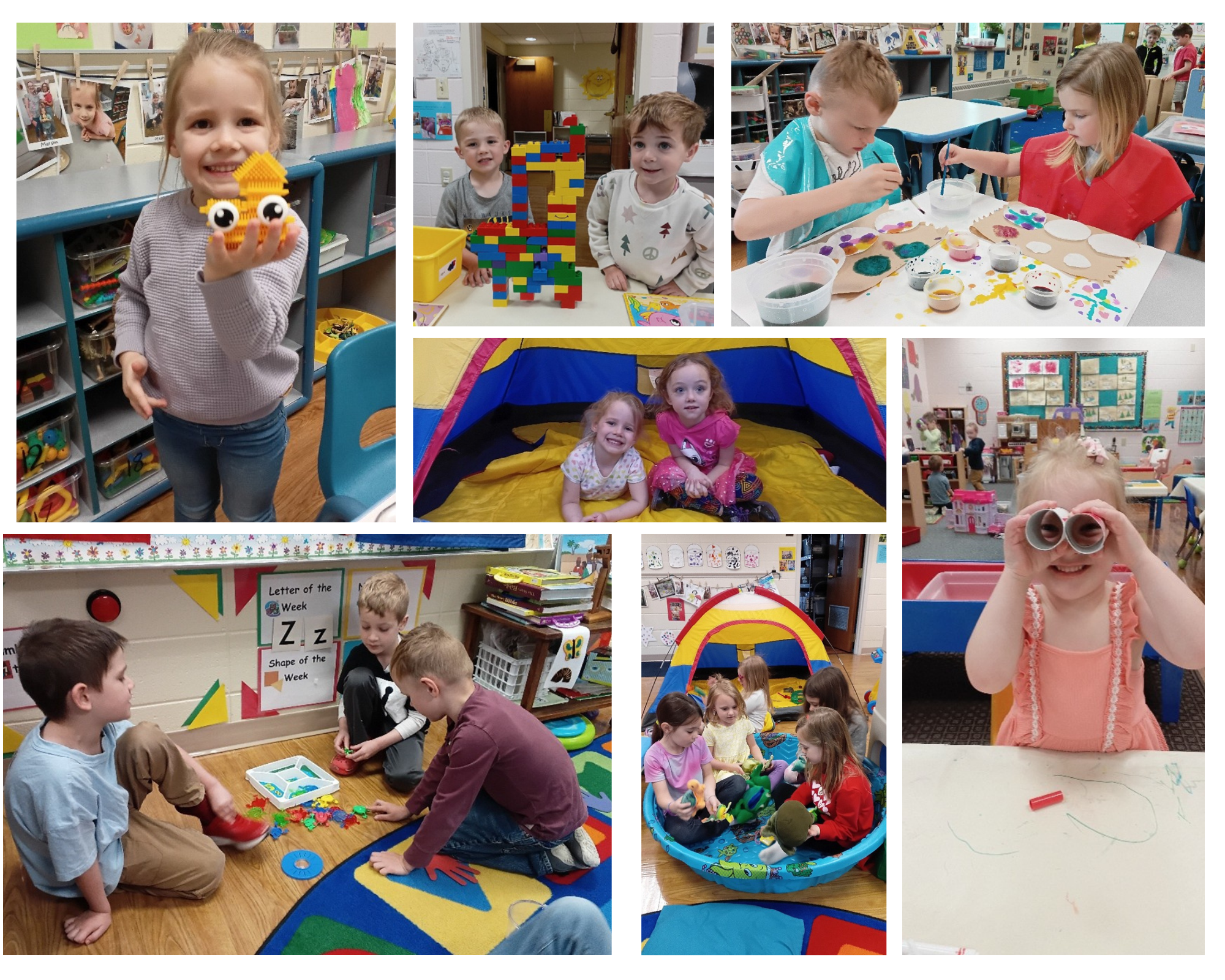 St. Paul's Early Childhood Center picture collage