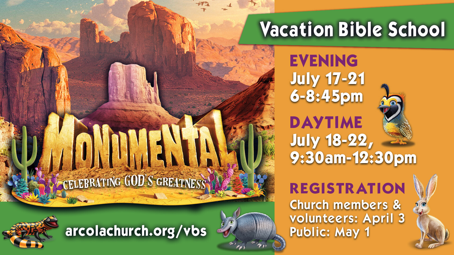 VBS — MILACA ALLIANCE CHURCH