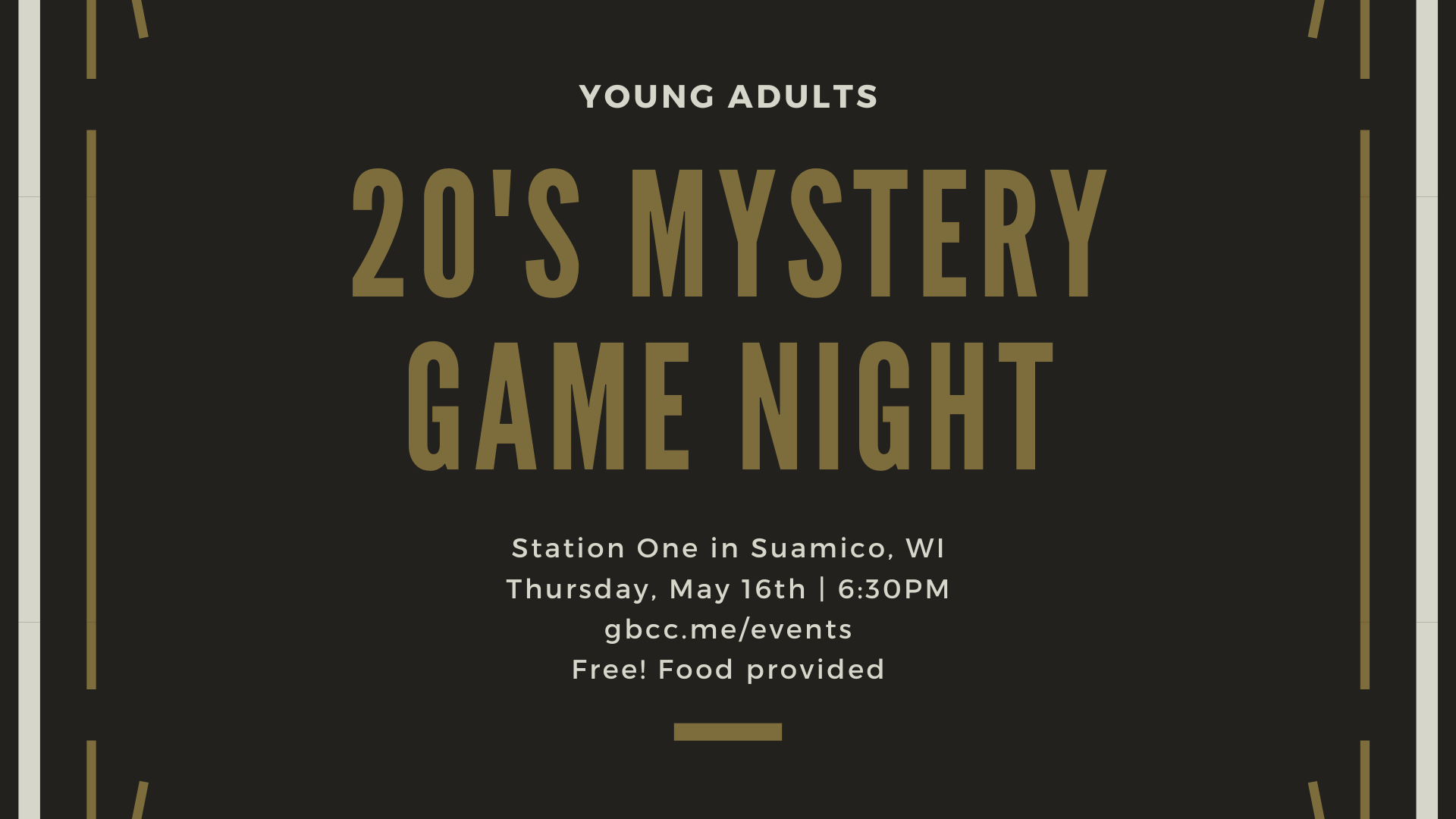 YA 20s Mystery Game Night 