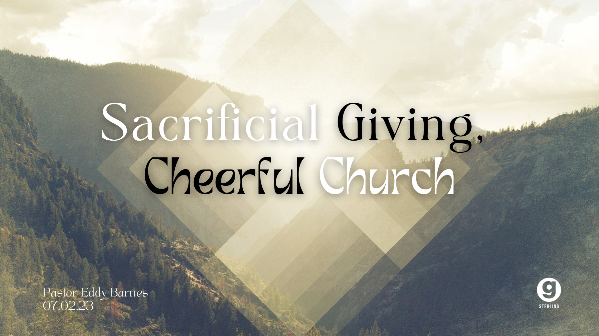 Sacrificial Giving, Cheerful Church episode artwork